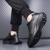 Sneakers Men's 2025 New Trend Leather Light Soft Sole Casual Shoes Student Running Outdoor High-end Men's Shoes