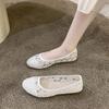 Fashion Women Flats 2024 New Ballet Fashion Flat Shoes for Women Slip on Cut Outs Loafers Summer Flat Sweet Hollow Luxury Sneakers Women