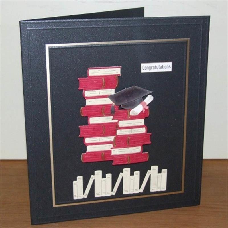 Book Metal Cutting Dies DIY Craft Carbon Steel Embossing Template Stencil Scrapbooking for Card Die Cuts Mold Decor