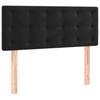 Vidaxl Letto Continentale Con Materasso, Nero, 120X190 Cm, Velluto