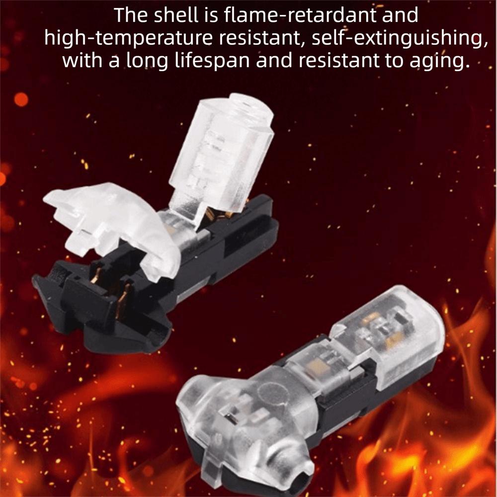 10Pcs for 18-22 Awg Cables Low Voltage Wire Connector Electric Cable Crimp Terminals  Car Wiring