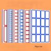 50Pcs/set Office Self-adhesive Label Paper Mouth Pick-up Paper Self-adhesive Label Sticker 50 Handwritten Color Price Paper Name Sticker