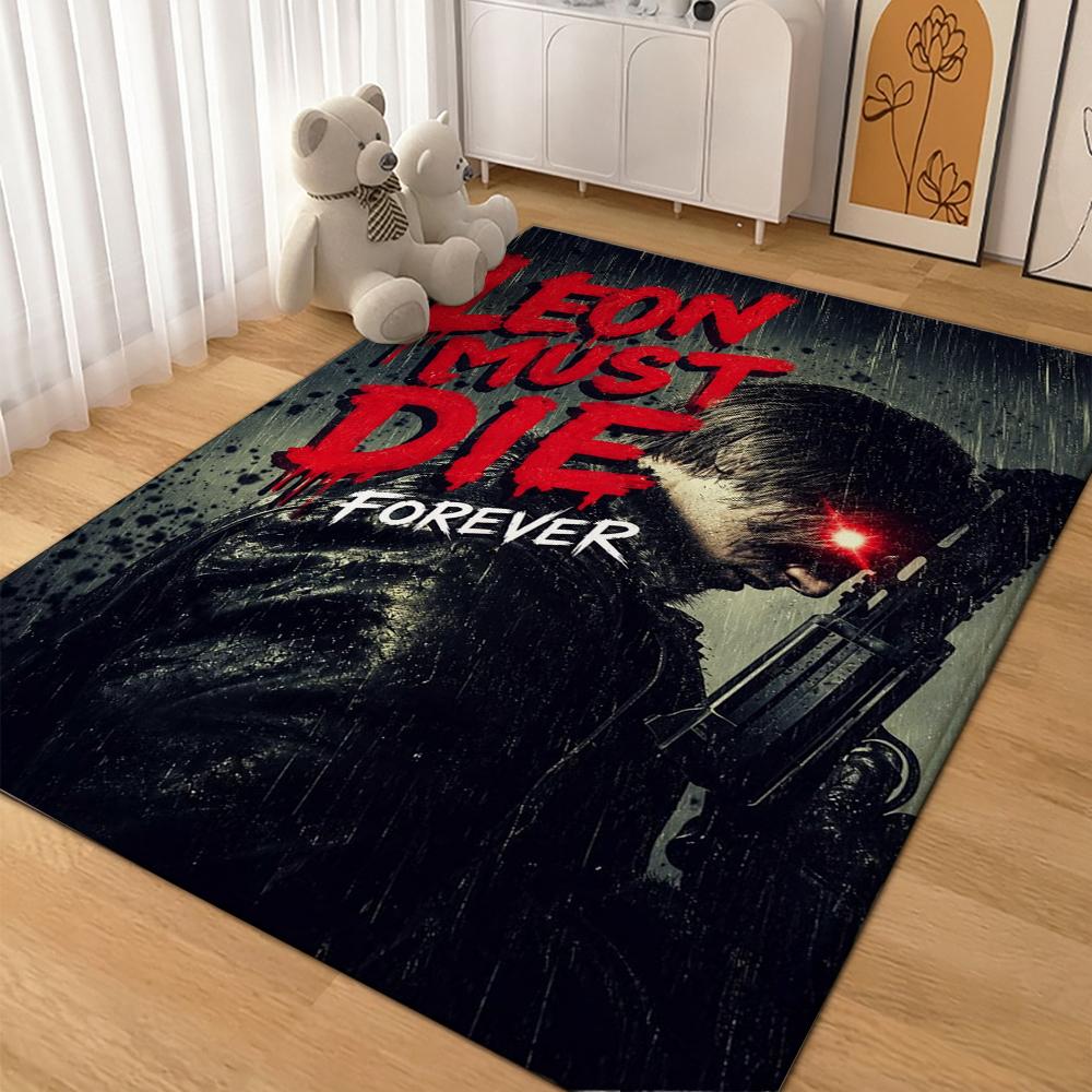 Resident Evil Death Island Rectangular Rug Thick Nonslip Carpet For Kids Bedroom Play Area Home Decor Memorial Gift