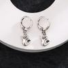 European And American Retro Ok Gesture Ear Buckle Flow Personality Retro Creative Sense Accessories Niche Punk Internet Celebrity Earrings