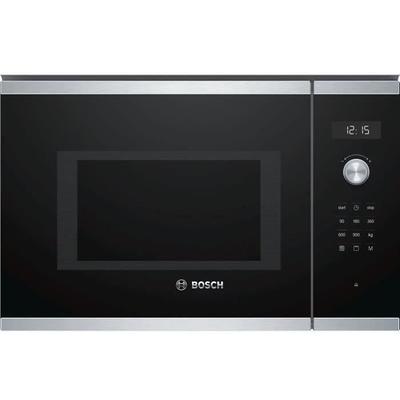 Einbau-Grillmikrowelle – BOSCH BEL554MS0 – Edelstahl – 25 l – 900 W – Grill 1200 W
