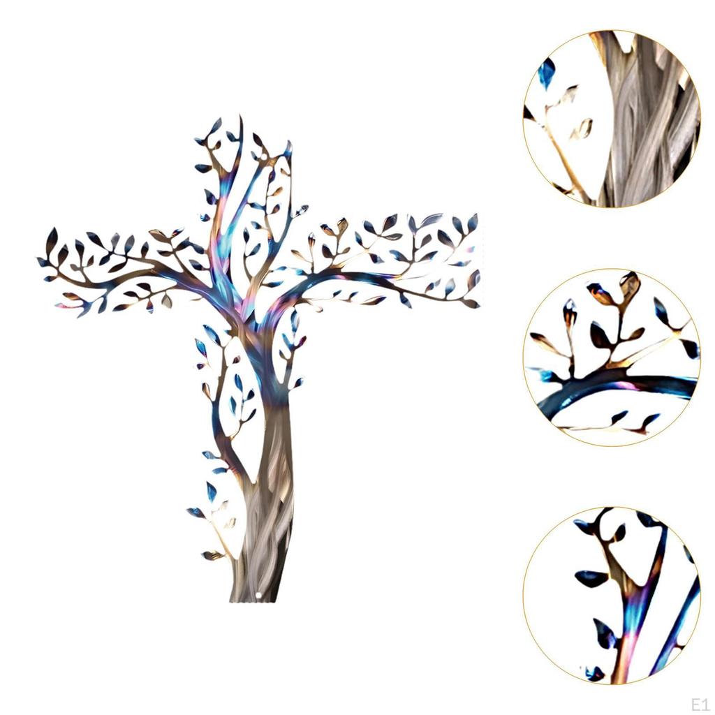 Hanging Wall Sculpture Tree Metal Art Modern Garden Kitchen Dining Room Office Indoor Front