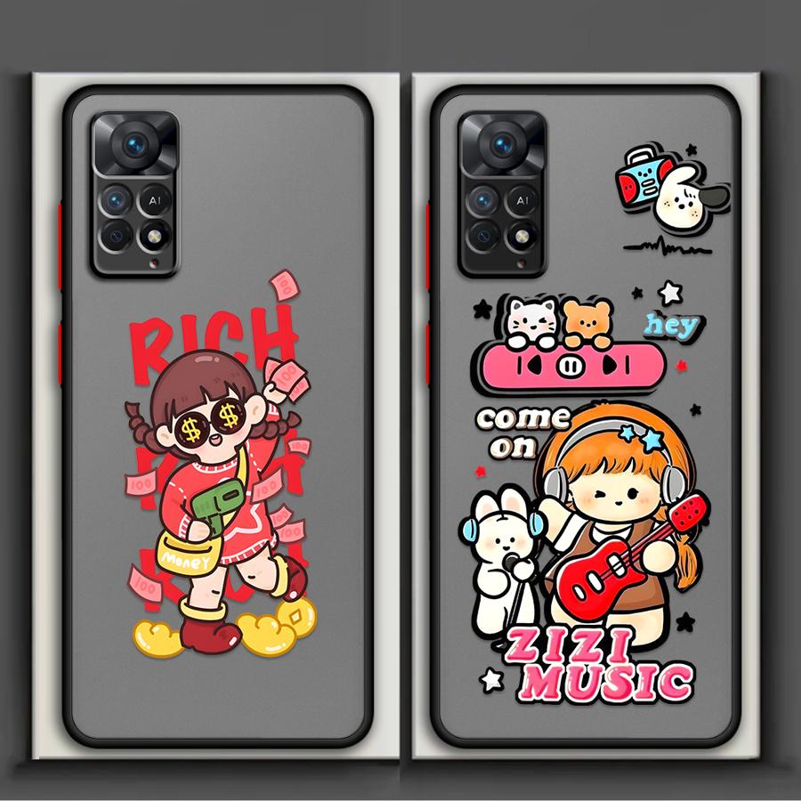 Cartoon Cute Character Funda Back Phone Cover Case for Xiaomi Redmi Note 14 13C 13 Pro Plus 12 14C A4 11 10 9S