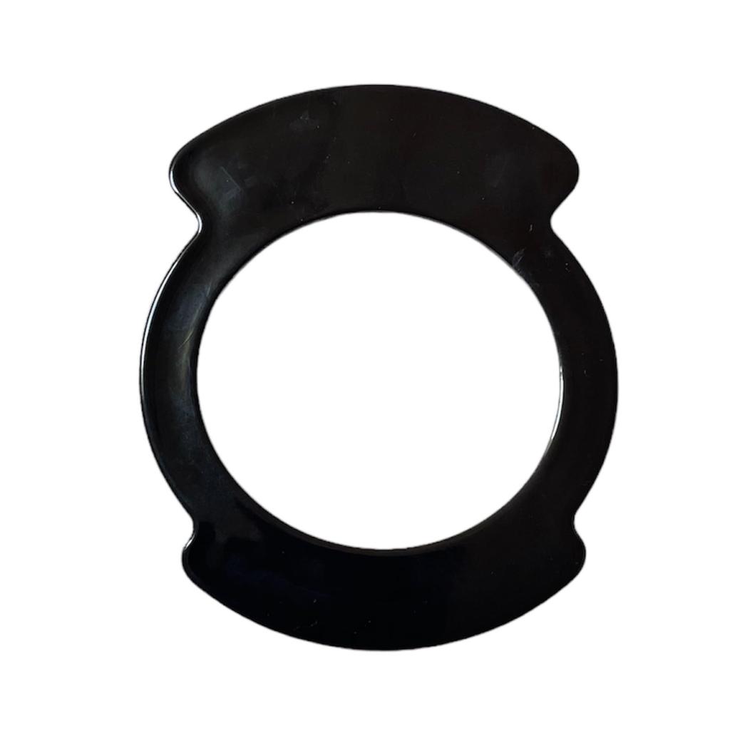 RIDE @ BOX Fuel Inlet Ring for Gasoline Cars, Black, Double Tag
