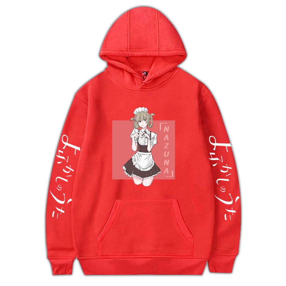 NAZUNA Anime Pullover Hoodie: Autumn/Winter Cartoon Style - Plus Size Trendy European/American Design