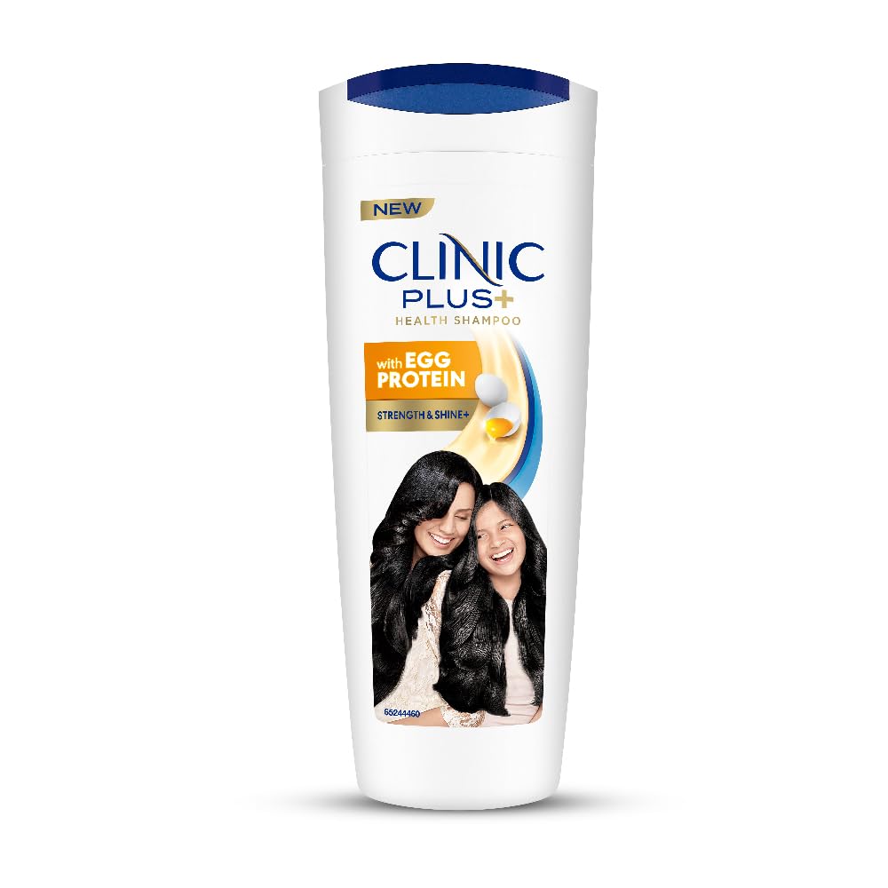 Шампунь Clinic Plus Сила и Блеск с Яичным Протеином для Силы, Блеска и Гладкости, 355 мл