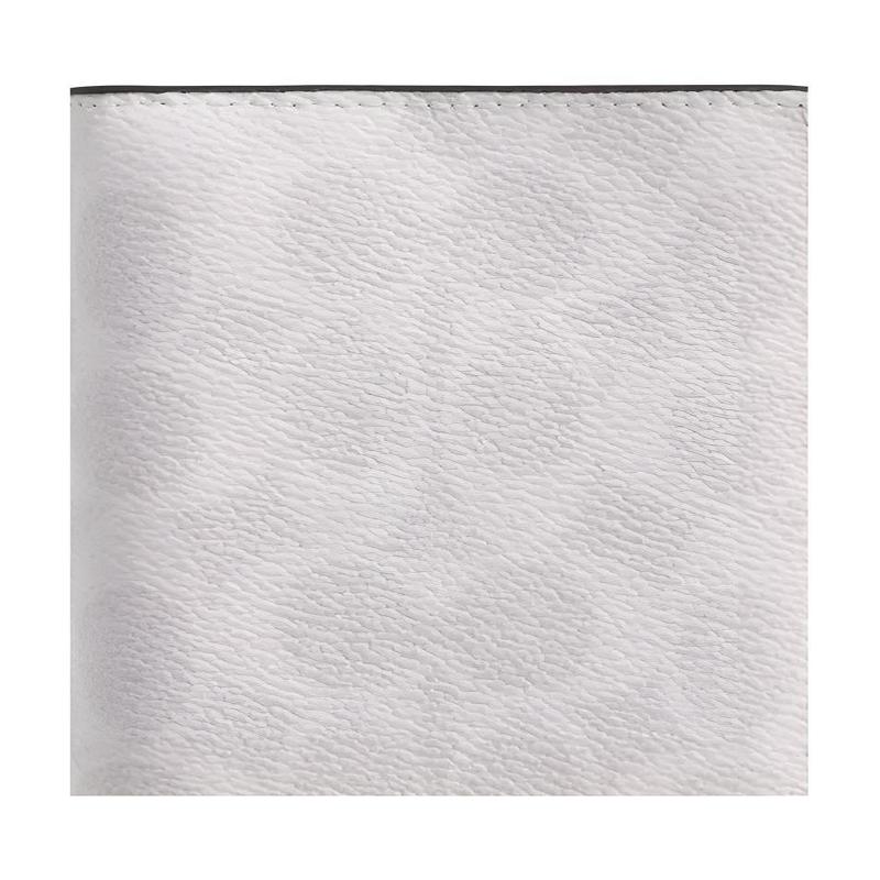 COACH card holder Passport Case 10 branded presbyopia printed bi-fold design, artificial leather, passport holder Gun gray and chalk white and black