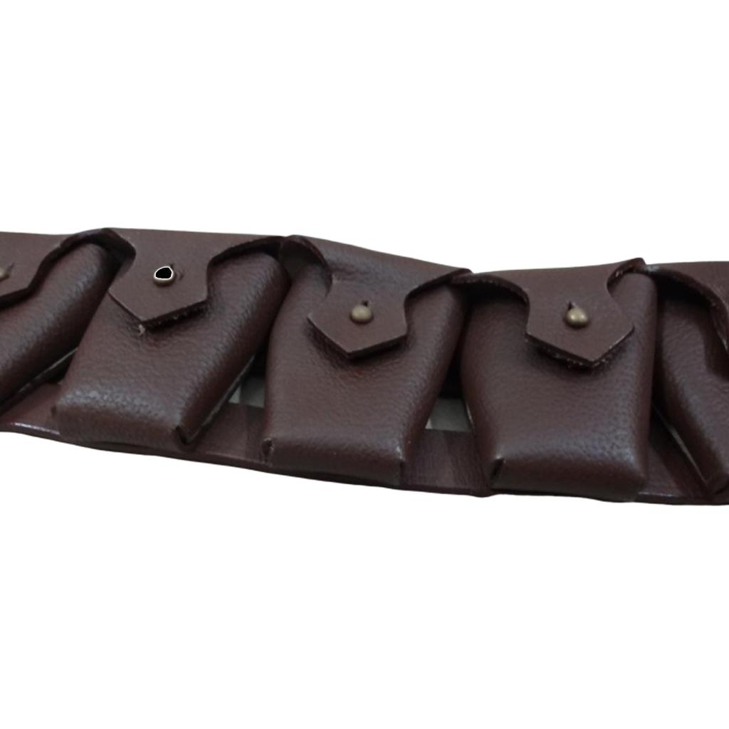 Great Britain P-1903 Leather Five Pocket Bandolier (Pebble Leather) 4G-ZUG3-JIBA