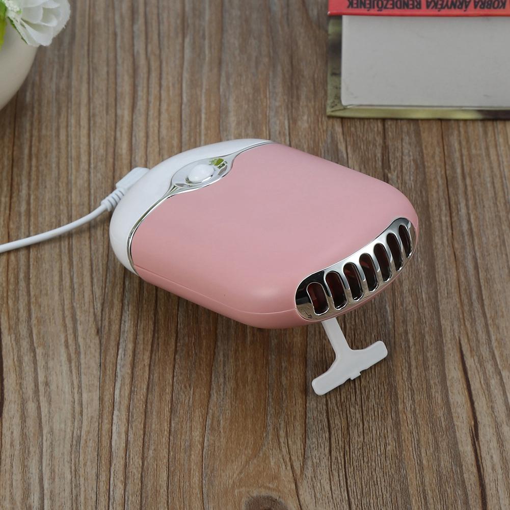 Cooling USB Mini Fan Air Conditioning Eyelash Extension Glue Quick Dry Tool Pink