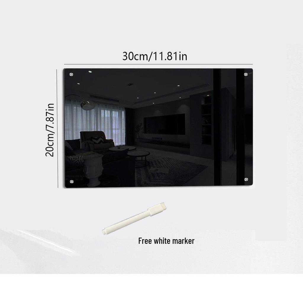 3D Magnetic Acrylic Erasable Note & Planner Board for Refrigerator