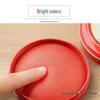 Quick-Dry Red Financial Stamp Ink Pad for Clear Imprints