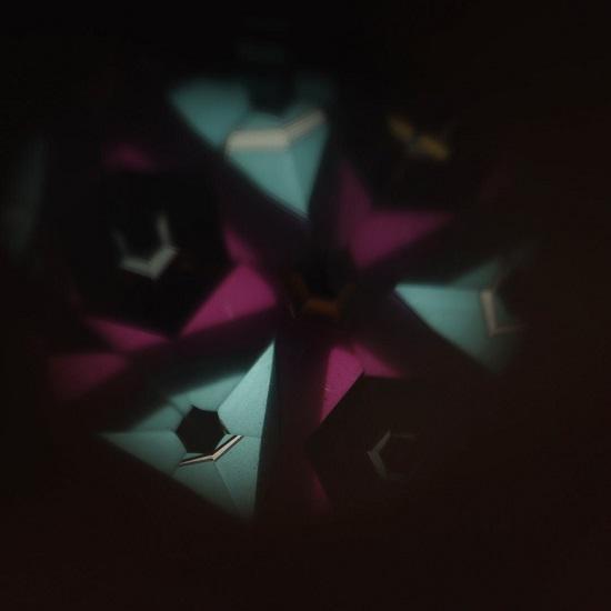 The Helicopter Co. Mosazný kaleidoskop Vícebarevný vzor Perfektní starožitný dárek