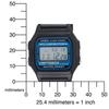 [Casio] F105W-1A Classic Watch - Black, 7-Year Battery