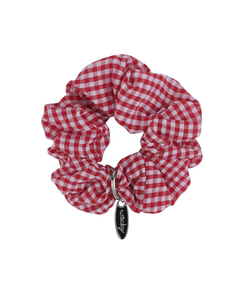Wacky Willy Women'S Metallic Scrunchie Red