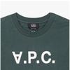 Apesse Cohbm M26384 Kma Vert Fonce Blanc Vpc Velvet Logo Standard Grand Common Short Sleeve Tee