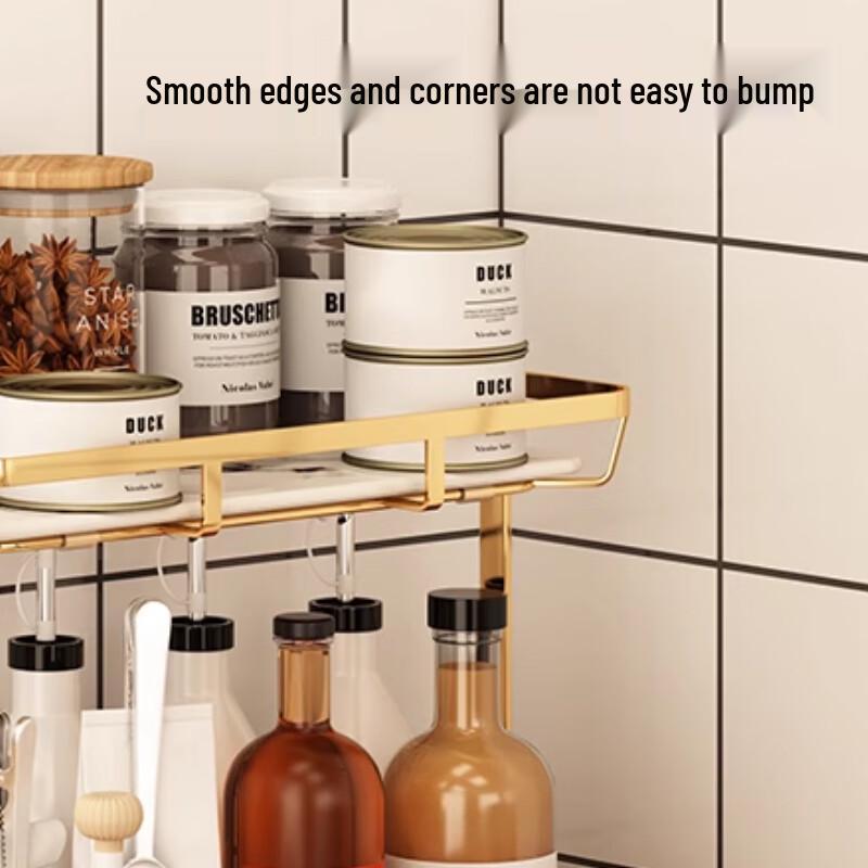 Cloud Frost Light Luxury Kitchen Spice Rack