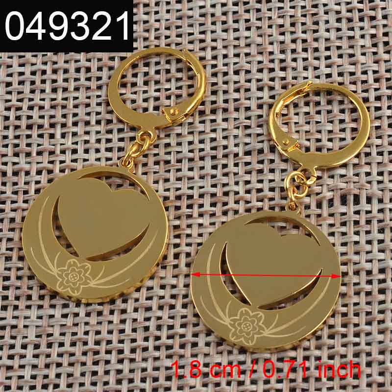 Anniyo Gold Color Earrings for Women Girls Kiribati Earring New Zealand Australia Jewelry Marshallese Micronesia #048221