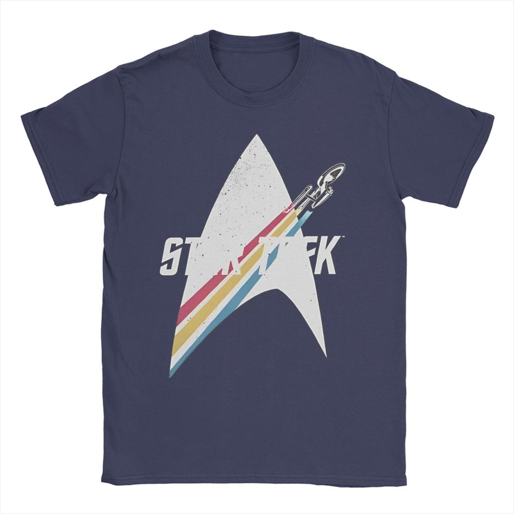 Casual T Shirt Summer S/Stars T/Treks Hipster T Shirts Starfleet Theme  Cotton Tshirt Adult Casual Hot Sale Short Sleeve Tops