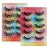 5 Pairs Of Symphony High Imitation Mink Hair, Eyelashes, Fried Hair, Multi-Layer Thick Three-Dimensional Messy Eyelashes