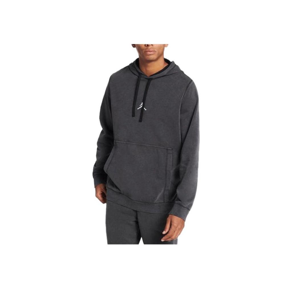 Jordan Dri-FIT Air Fleece Pullover Hoodie Black/White Men Streetwear DA9860-010
