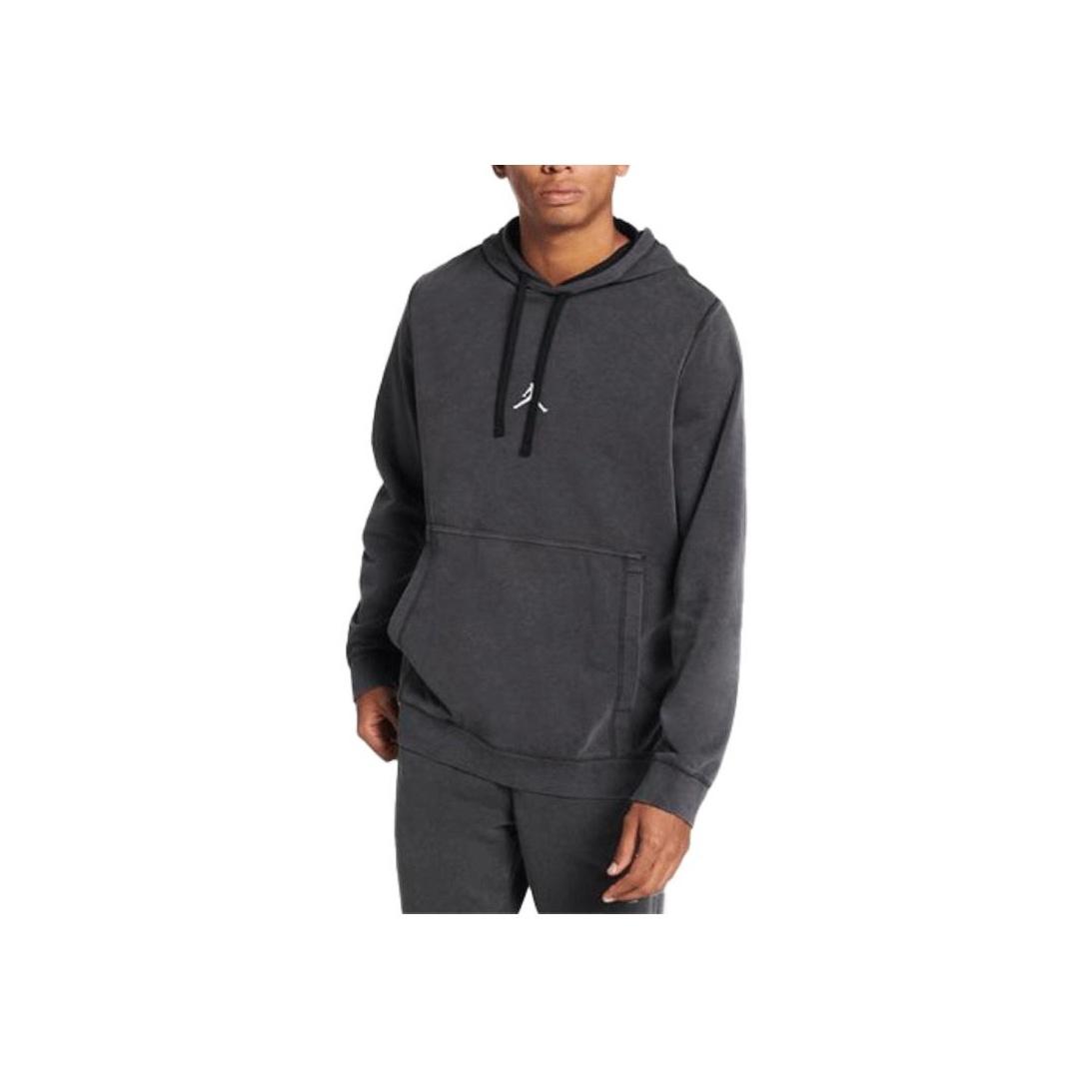 

Jordan Dri-FIT Air Fleece Pullover Hoodie Черный/Белый Мужская уличная одежда DA9860-010 L