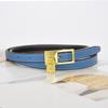 Four Seasons Available New Belt Women'S Fashion Cowhide Belt Lock Head Needle Buckle Free Adjustable Pants Bag Versatile Thin Belt