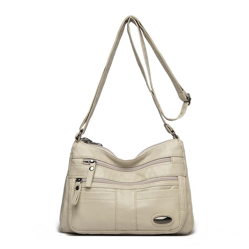 Urban Minimalist Pu Crossbody Bag For Women With Multiple Pockets For Everyday Use