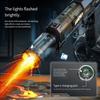 Firelight Electric Auto Water Gun - Integrated Linked Recoil & Pulse Flame Light Effects, Water Fight Toy