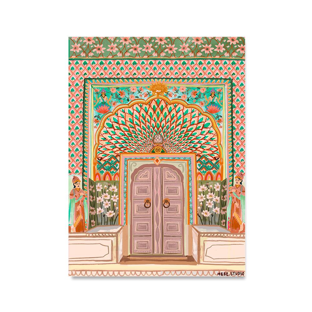 Poarta Patrika India Poster peisaj Italia Grecia Bali Piața plutitoare Thailanda Pictură pânză înotători Imprimare imagine Home Decor