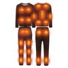 Bluetooth-Controlled Heated Thermal Underwear Set for Men and Women - USB Electric Heating with Velvet-Lined Warm Pants