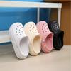 2025 Women's Cute EVA Slippers: Closed-Toe, Solid Color, Summer Fashion for Indoor & Outdoor Use