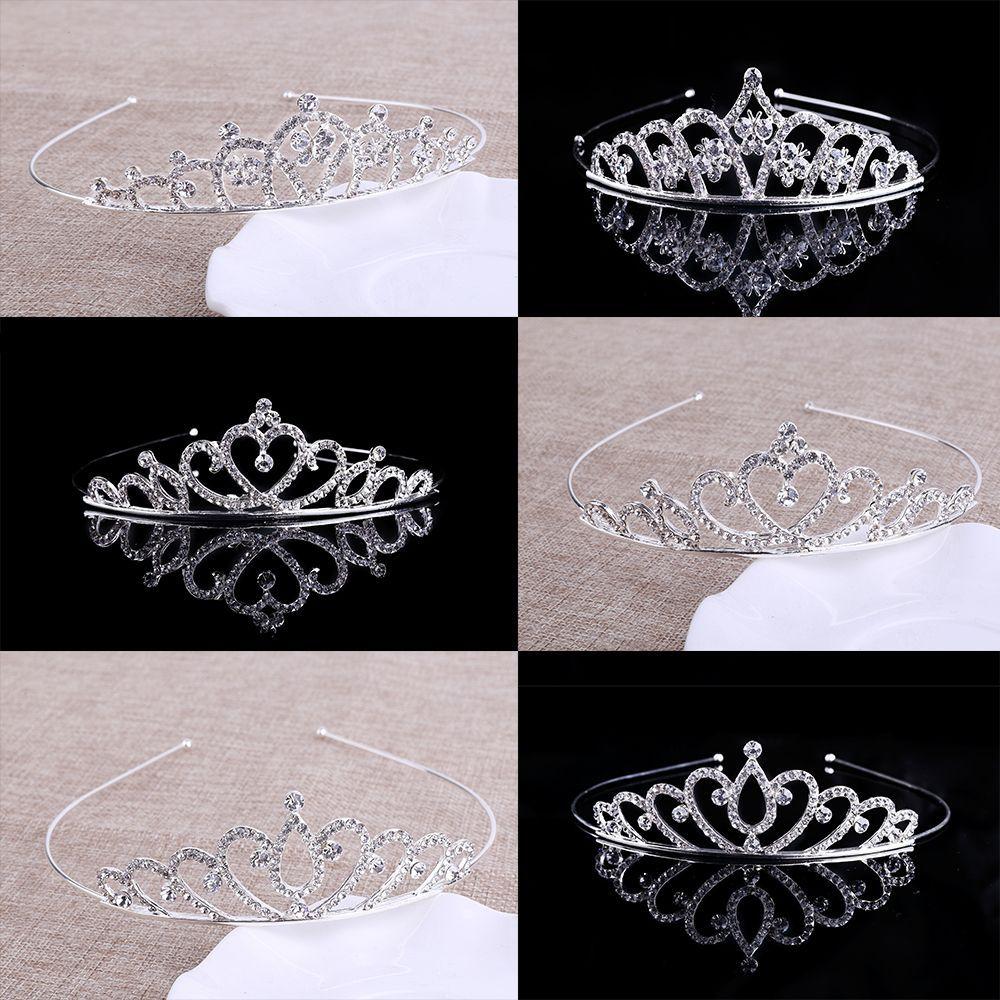 Piece Bridal Wedding Jewelry Stunning Crystal Rhinestone Crown Headband Tiaras Crowns Headbands