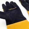 Yellow Suede Leather Welding Gloves: Anti-Slip, Cut & Heat Resistant Cowhide Split Palm Gloves