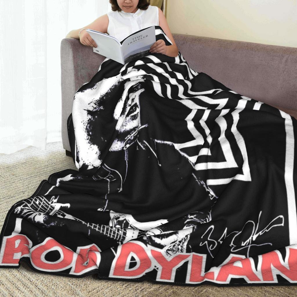 Bob Dylan Singer Folk Music Blanket Multi-size Super Soft and Warm  Throw Blankets for Sofa Couch and Bed