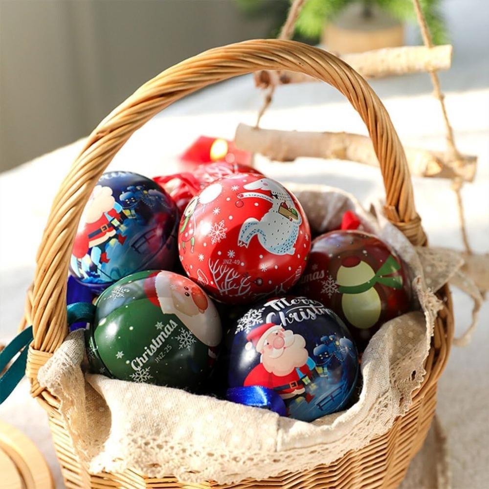 Plastik-Weihnachtsbaumkugeln Blech-Weihnachtsbaumschmuck Heimdekoration