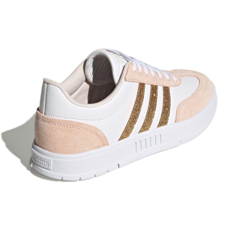 Adidas Neo Gradas Durable Low-Top Skate Shoes Women Sneakers White Pink FX9124