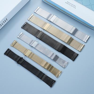 18mm 22mm Metal Strap for Huawei GT6 Pro Watch5/4 Milanese Dual Magnetic Stainless Steel Watchband GT6/5/4 Press Release Band