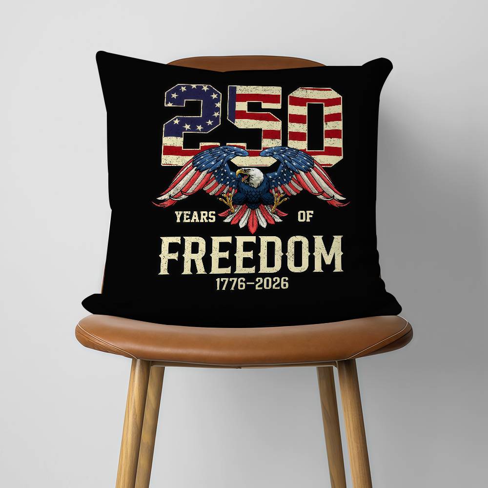 American Independence 250Th Anniversary 30X30Cm 45X45Cm Pillow Case Decor Protective Covers Comfortable Soft For Sofa Living Roo