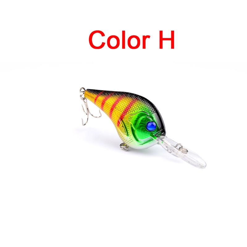 1PCS Random Color Classic Bionic Bait Freshwater Bass Bionic Bait 9.5 Cm Plastic Hard Bait