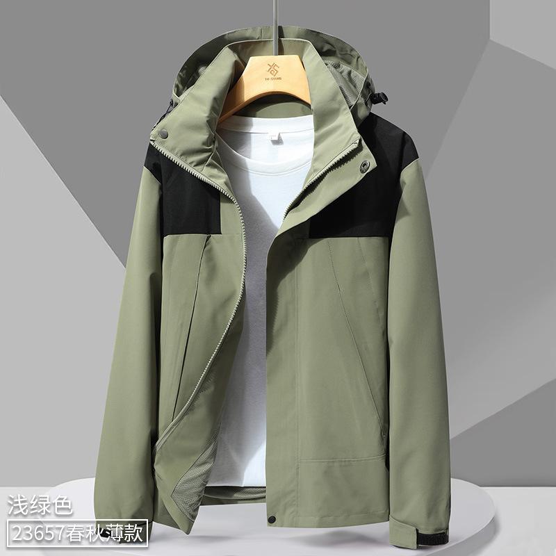 2025 Fall/Winter New Jackets for Young Men Cold-proof Fashion Jackets Stand Collar Tops Men's Warm Workwear with Plush