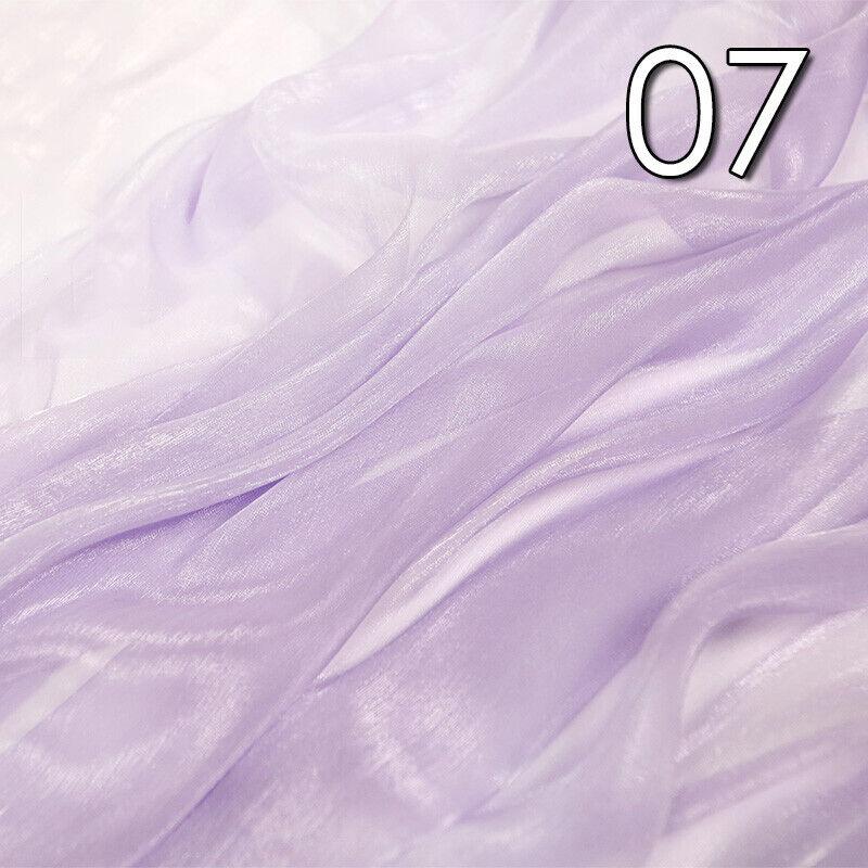 100X150CM Brocade Silk Gradient Chiffon Fabric Hanfu Stage Costume Material Crafts Organza Tulle Fabric DIY Sewing Supplies
