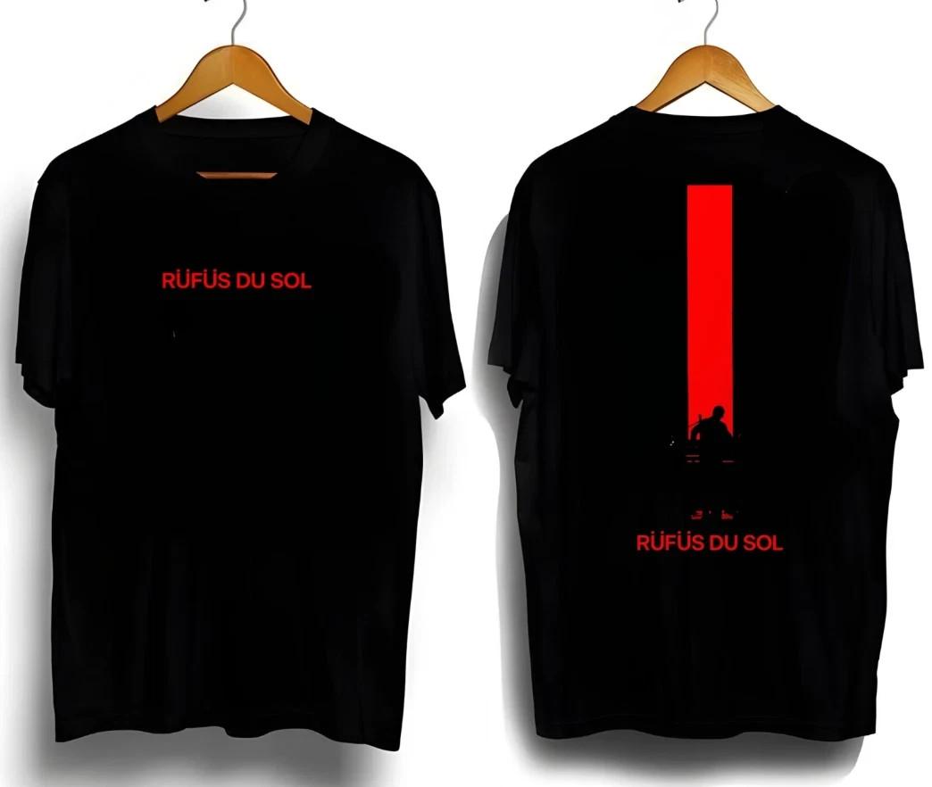 Rufus Du Sol 2025 Tour T-Shirt Mens Womens Tees Top, Electronic Music Band Tee 2XL
