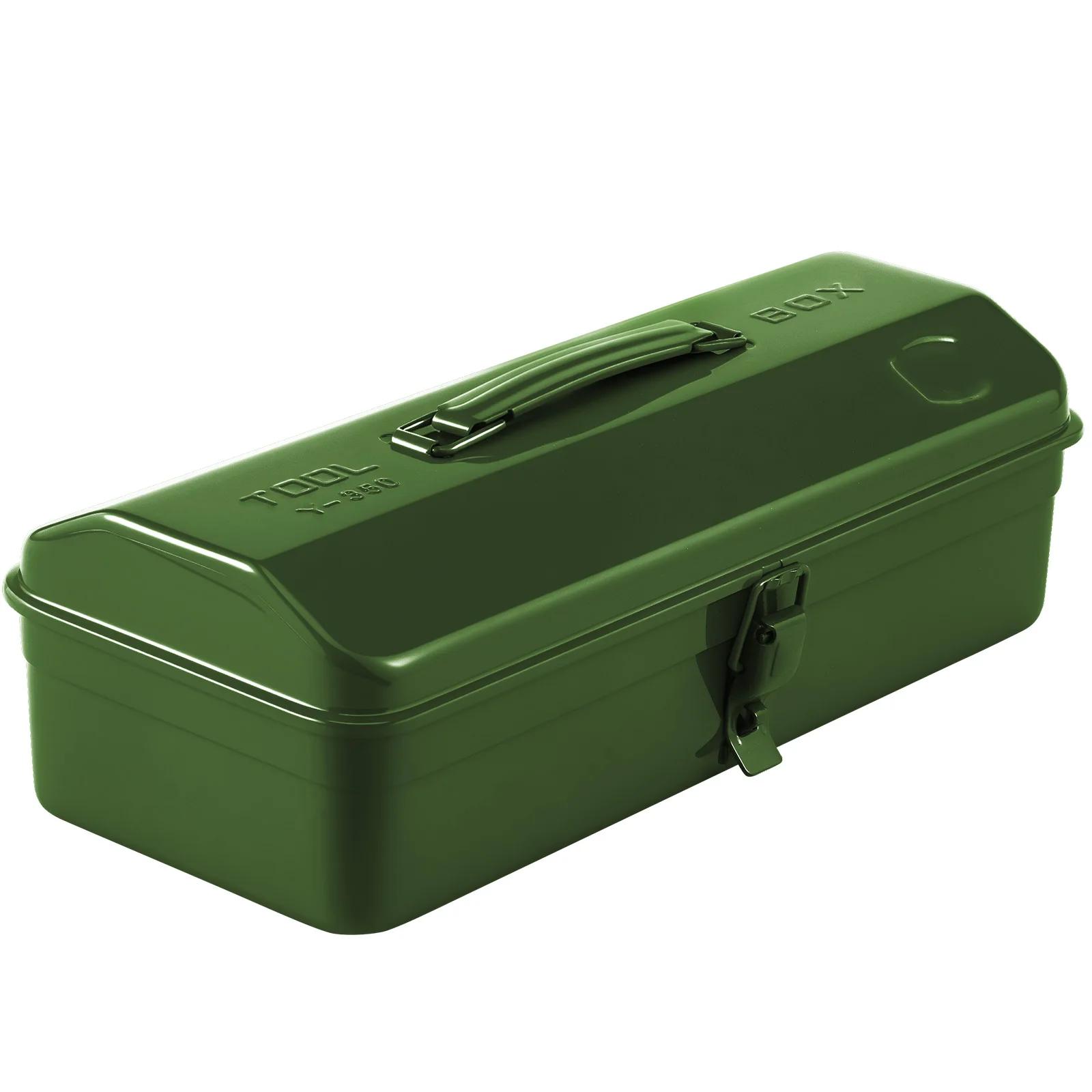 

For Workshop & Garage, Large Metal Tool Storage Box, Locking Steel Hardware Organizer with Handle, Portable Rust-Proof Case Set