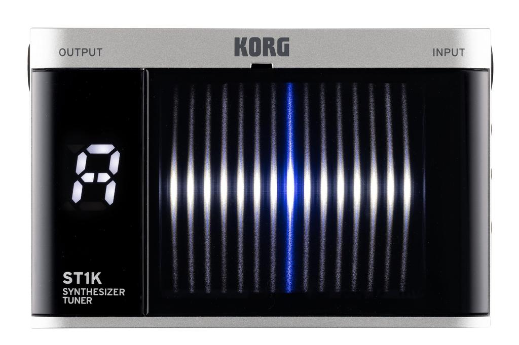 KORG ST1K Analog Synthesizer Tuner with Precision Tuning of and Large CMD LCD Display Ultra-High ±0.1 Cents, Built-in High-Sensitivity Microphone,