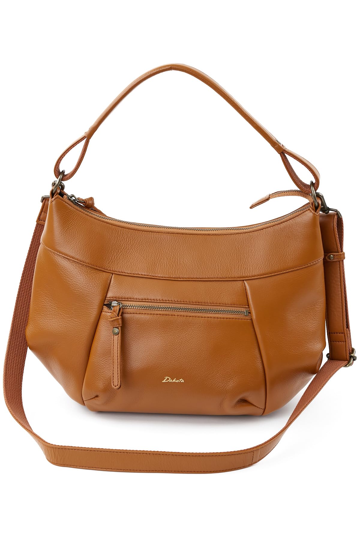 

Dakota Genuine Leather Shoulder Camel DA-1034772-45 2-Way Bag,