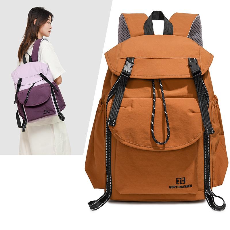 Outdoor large-capacity waterproof middle school student schoolbag new hiking and camping backpack